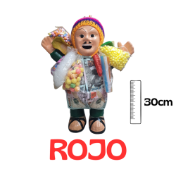 Ekeko Rojo 30 cm (Origen: Peru) ·